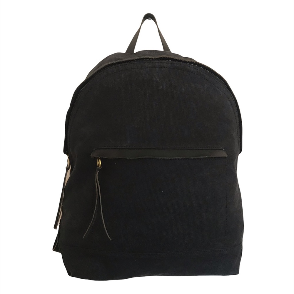 Madewell Charleston Backpack Black Canvas